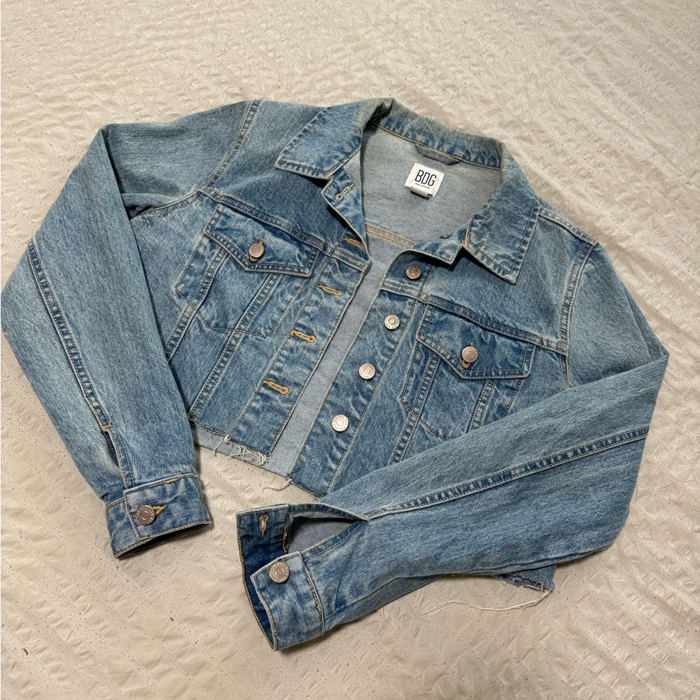 Cropped Denim Jacket